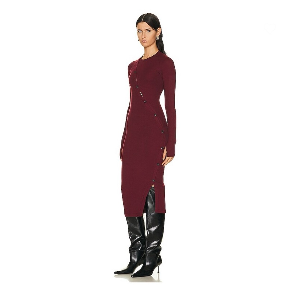 NWT Alix NYC Pearson Dress in Sangria Sz S - Picture 3 of 10